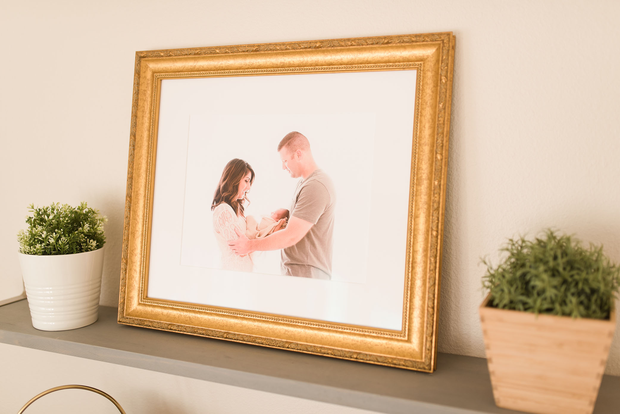 A photographer's studio gets lots of natural light, captured by Sweet Beginnings Photography by Stephanie, a Sacramento Newborn and Family Photographer