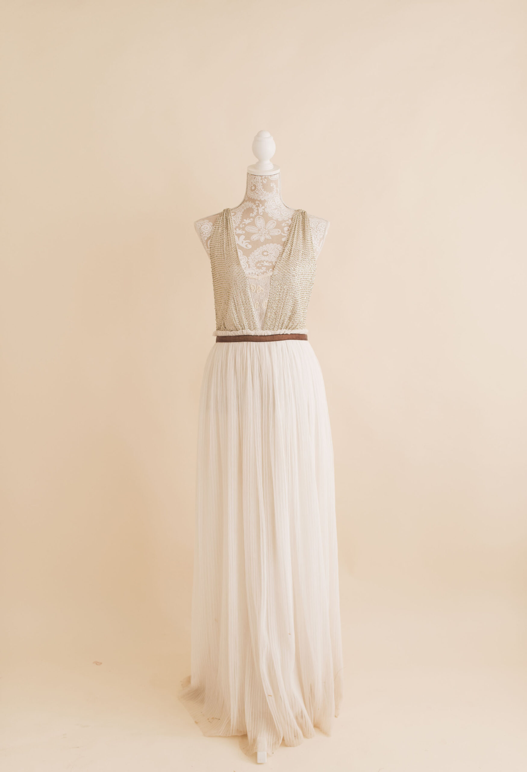 white and gold free people dress