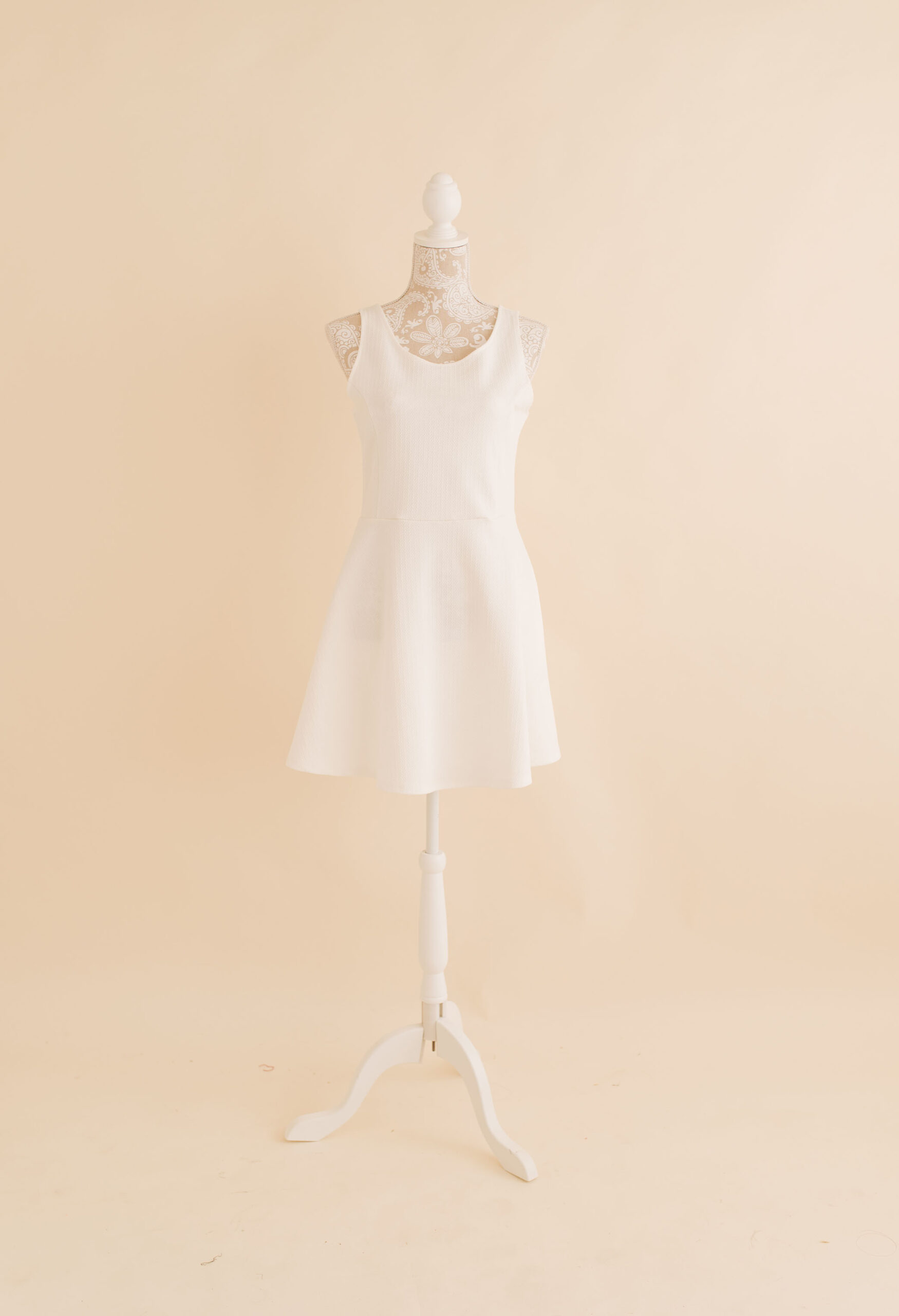 white dress